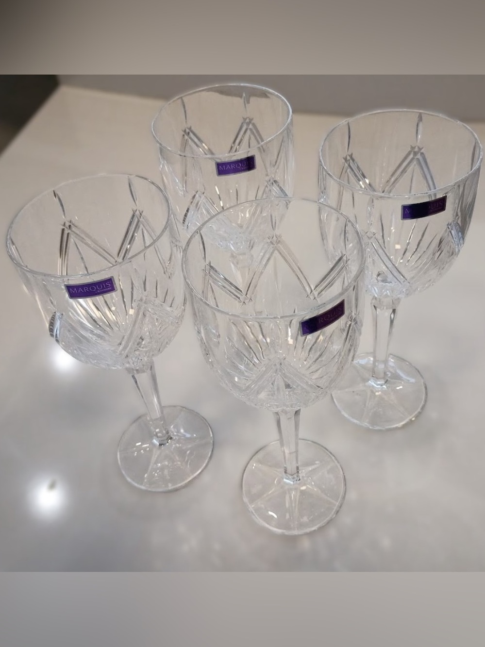 Waterford Marquis Lacey Goblet Set of 4, NEW